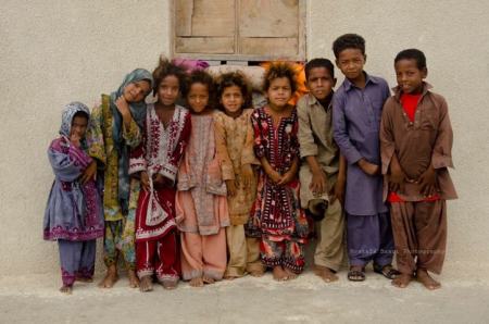 Black Iran/Oman/Pakistan: Baloch children of Makran, Iran